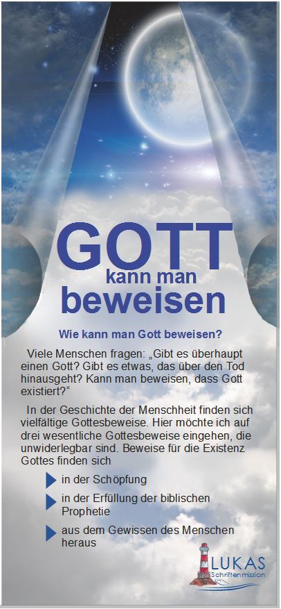 Ansicht Gott kann man beweisen