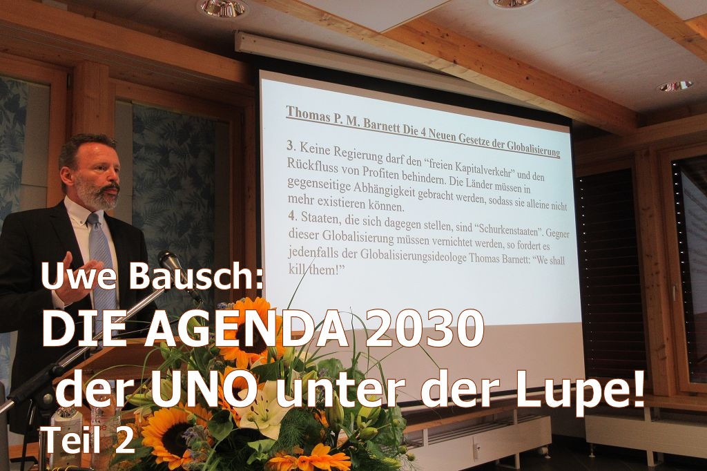 Agenda 2030 unter der Lupe. Teil 2