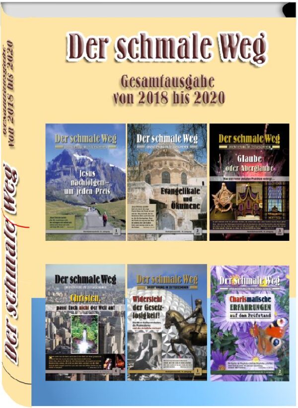 Buch DER SCHMALE WEG Band 4 mit allen 12 Heften der Jahrgänge 2018 bis 2020, seltener Reprint in begrenzter Auflage, 592 Seiten, stabiles Hardcover, durchgehend vierfarbig